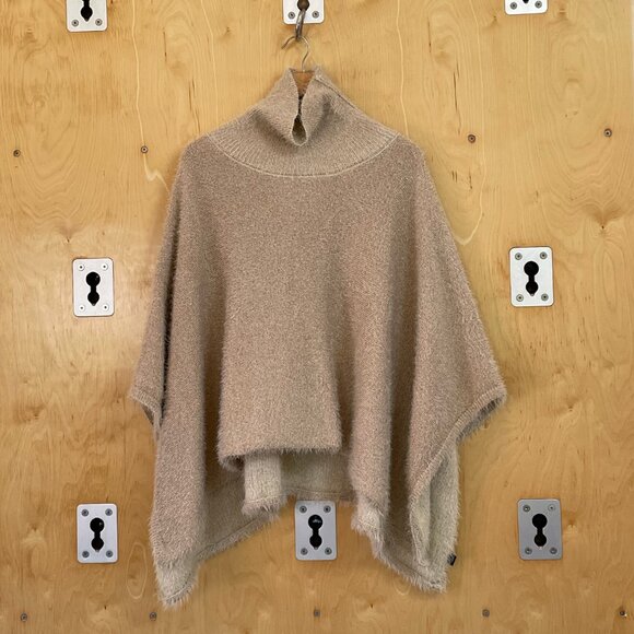 Akemi & Kin Gold Metalic Sweater Poncho - Picture 1 of 3